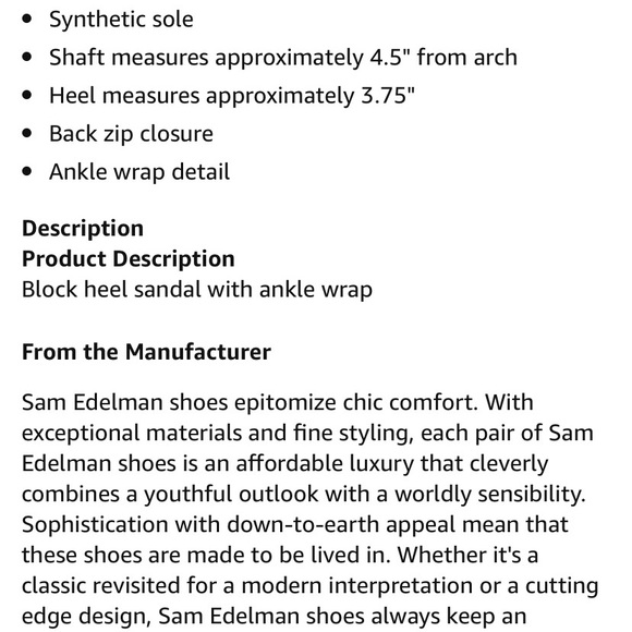 Sam Edelman Yarina Black Block Sandal - Picture 8 of 8